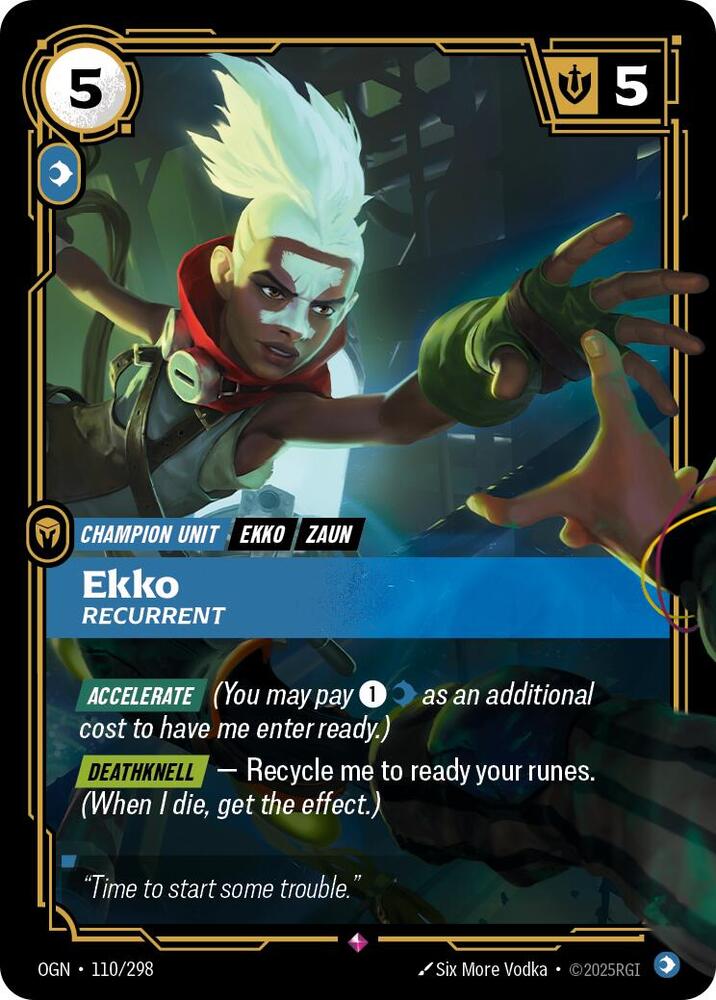 Ekko Recurrent 110/298 (Origins)  - Foil | Good Games Adelaide SA