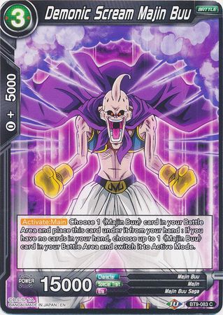Demonic Scream Majin Buu [BT9-083] | Good Games Adelaide SA