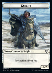 Phyrexian // Knight Double-sided Token [Dominaria United Tokens] | Good Games Adelaide SA