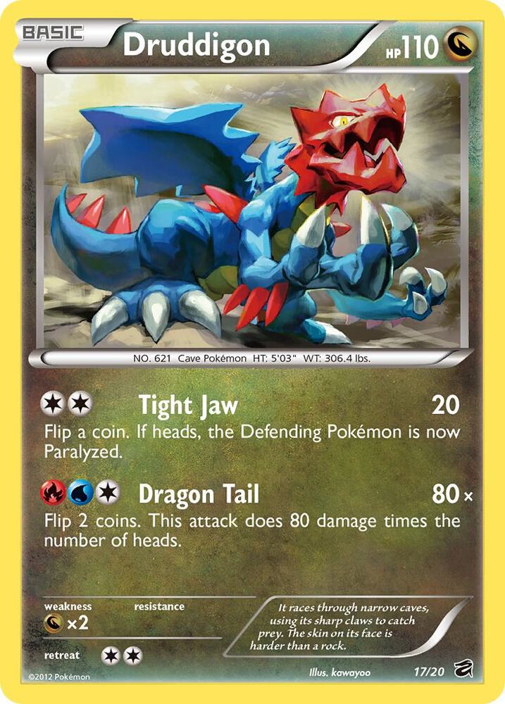 Druddigon 17/20 (Dragon Vault)  - Holofoil | Good Games Adelaide SA