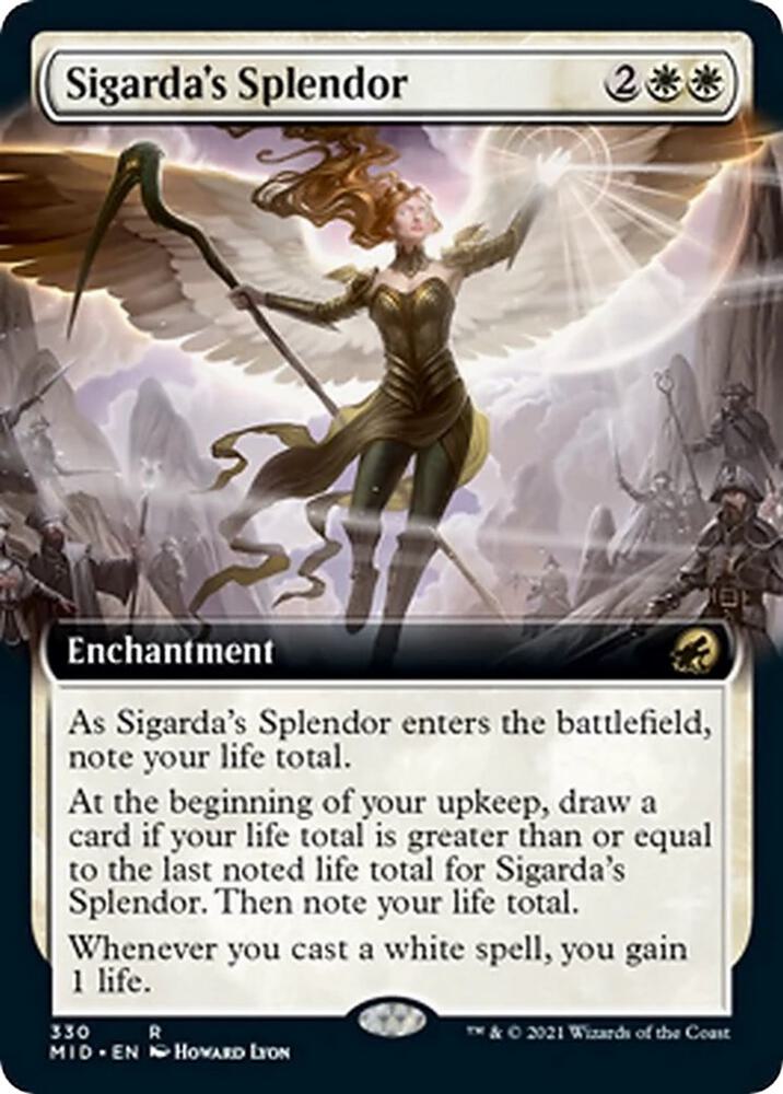 Sigardas Splendor Extended Art 330 (Innistrad: Midnight Hunt)  | Good Games Adelaide SA