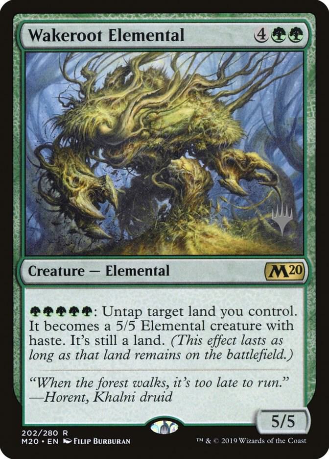 Wakeroot Elemental 202 (Promo Pack: Core Set 2020)  - Foil | Good Games Adelaide SA