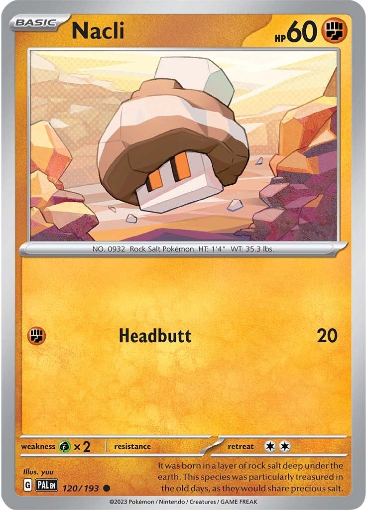 Nacli (120/193) [Scarlet & Violet: Paldea Evolved] | Good Games Adelaide SA
