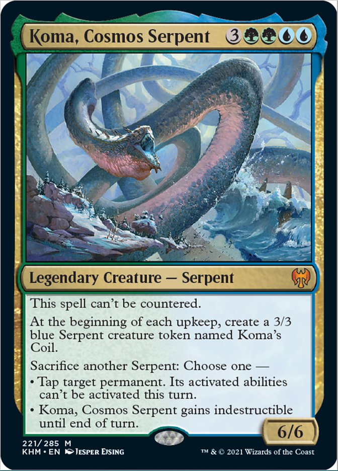 Koma, Cosmos Serpent [Kaldheim] | Good Games Adelaide SA