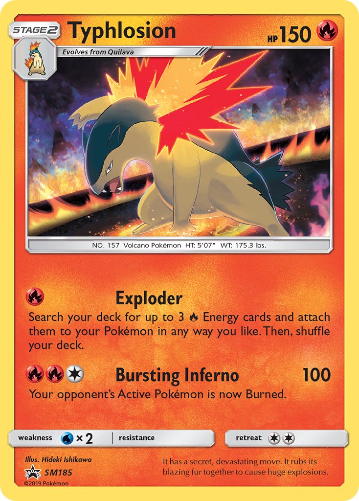 Typhlosion (SM185) [Sun & Moon: Black Star Promos] | Good Games Adelaide SA