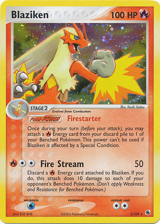 Blaziken (3/109) (Cosmos Holo) [EX: Battle Stadium] | Good Games Adelaide SA