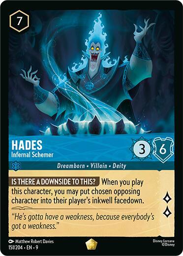 Hades Infernal Schemer 151/204 (Fabled)  | Good Games Adelaide SA