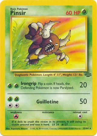 Pinsir (25/64) [Jungle Unlimited] | Good Games Adelaide SA