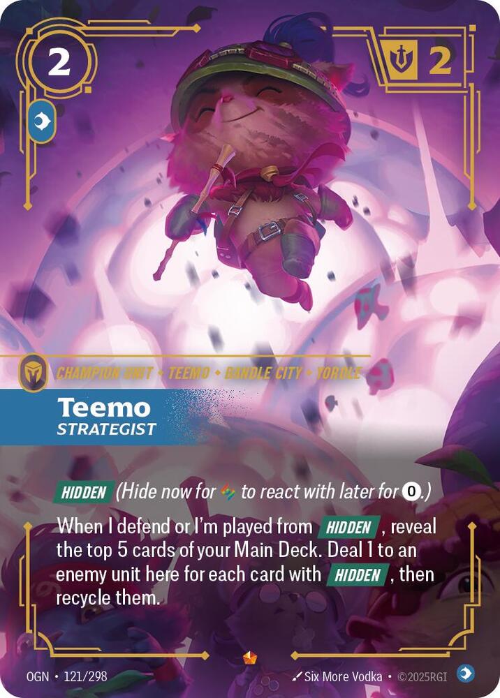 Teemo - Strategist 121/298 (Origins)  - Foil | Good Games Adelaide SA
