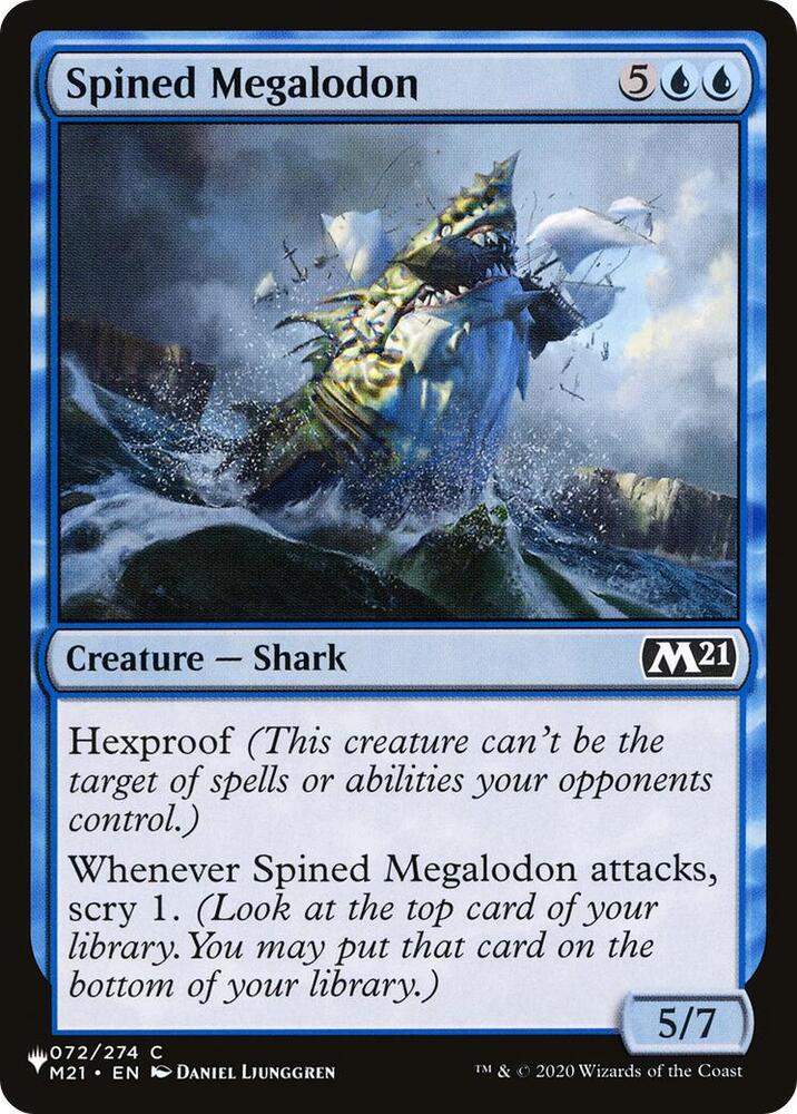 Spined Megalodon 072/274 (The List Reprints)  | Good Games Adelaide SA