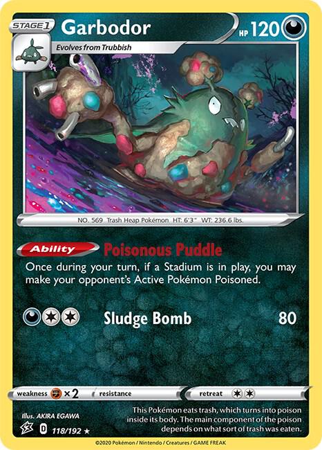 Garbodor 118/192 (SWSH02: Rebel Clash)  | Good Games Adelaide SA