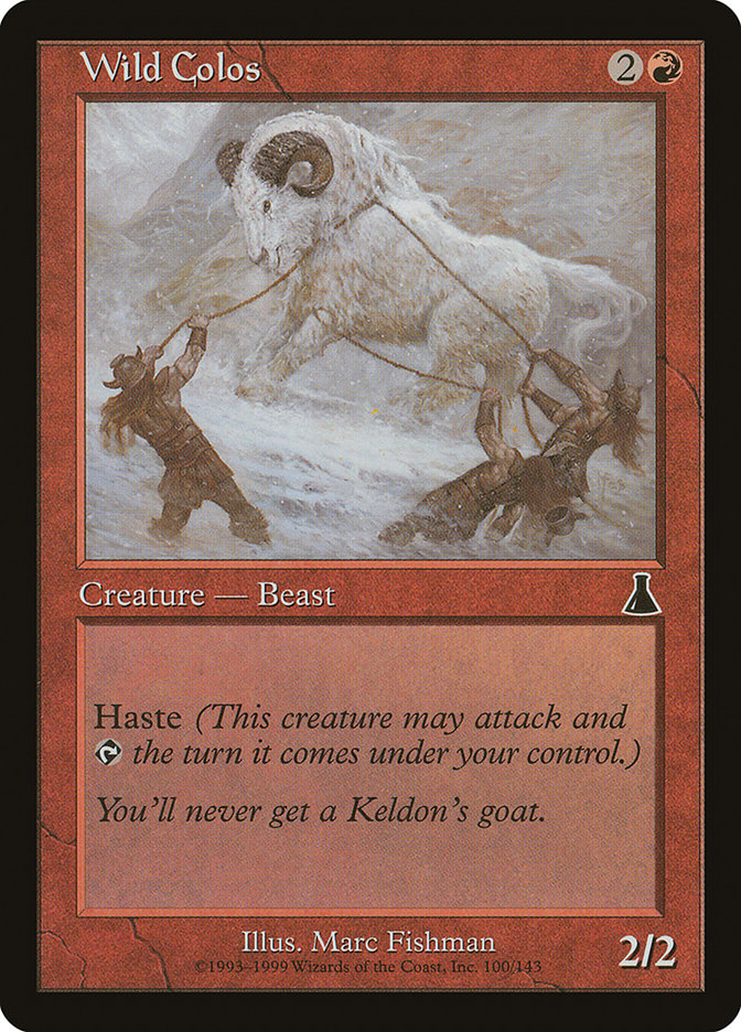 Wild Colos 100 (Urza's Destiny)  - Foil | Good Games Adelaide SA