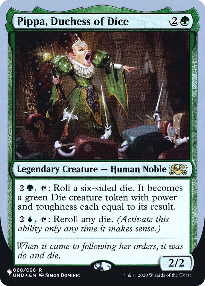 Pippa Duchess of Dice 068/096 (The List Reprints)  - Foil | Good Games Adelaide SA