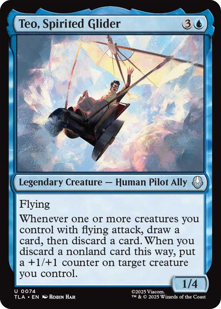 Teo Spirited Glider 74 (Avatar: The Last Airbender)  - Foil | Good Games Adelaide SA