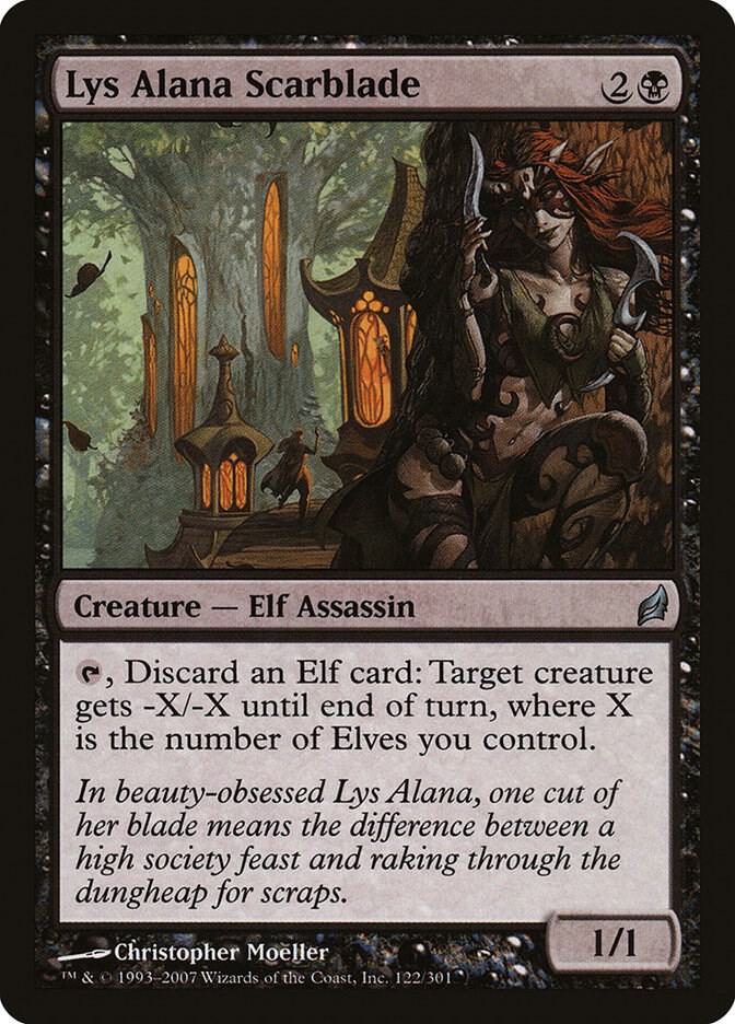 Lys Alana Scarblade 122 (Lorwyn)  - Foil | Good Games Adelaide SA
