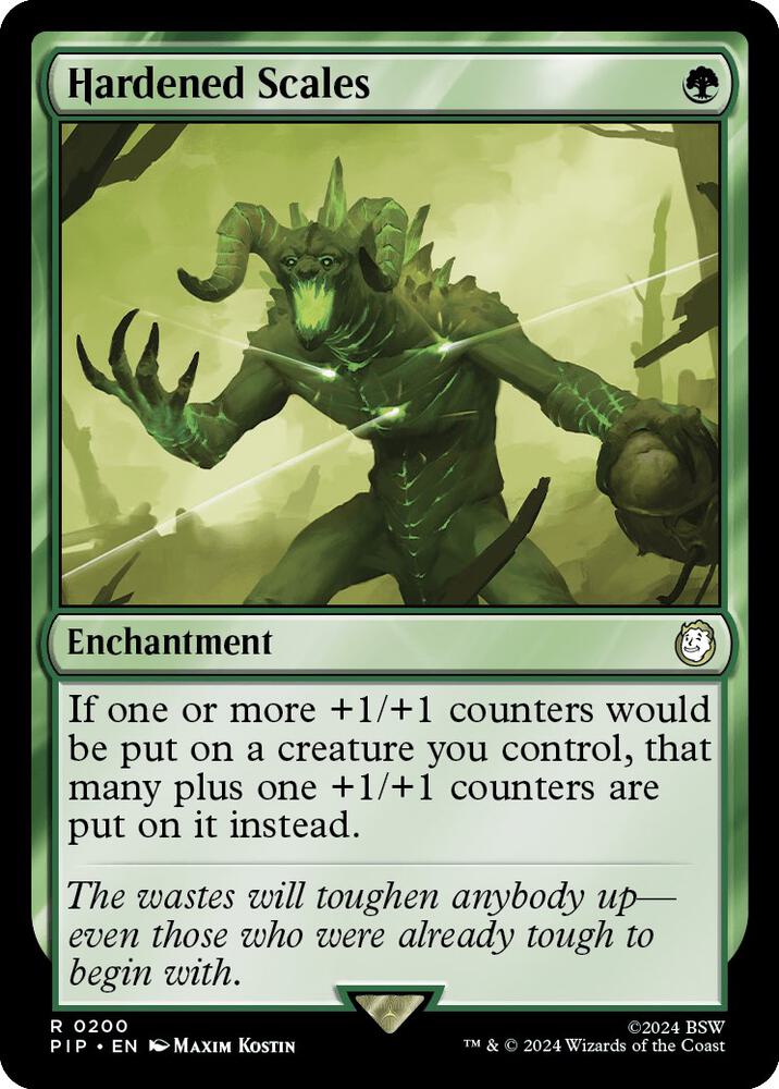 Hardened Scales 200 (Universes Beyond: Fallout)  - Foil | Good Games Adelaide SA