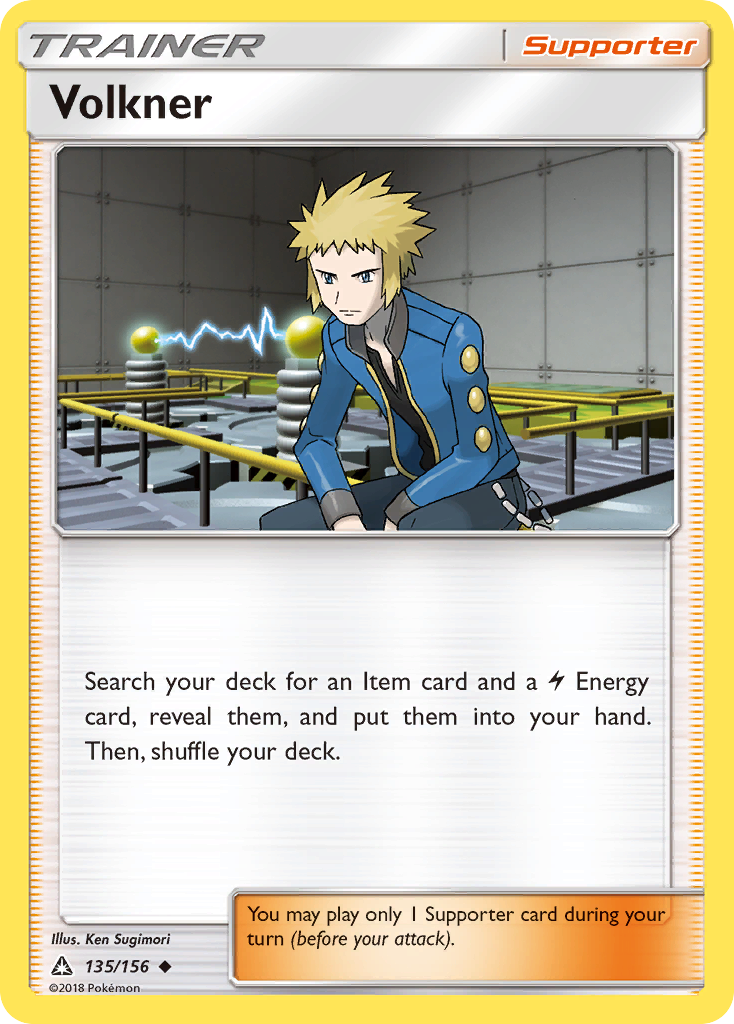 Volkner (135/156) [Sun & Moon: Ultra Prism] | Good Games Adelaide SA