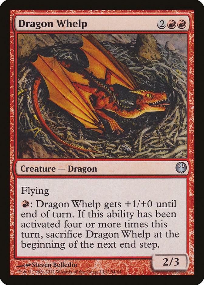 Dragon Whelp 54 (Duel Decks: Knights vs. Dragons)  | Good Games Adelaide SA