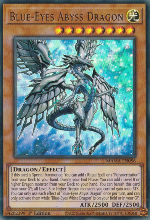 Blue-Eyes Abyss Dragon [MAMA-EN056] Ultra Rare | Good Games Adelaide SA