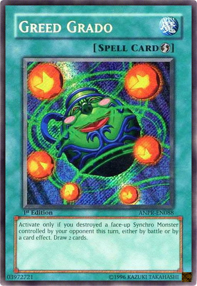 Greed Grado [ANPR-EN088] Secret Rare | Good Games Adelaide SA