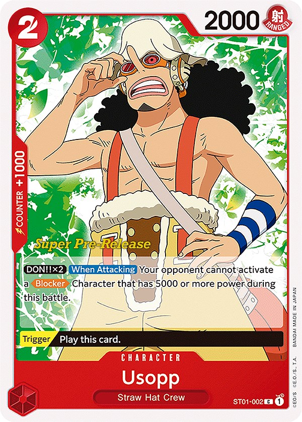 Usopp [Super Pre-Release Starter Deck: Straw Hat Crew] | Good Games Adelaide SA