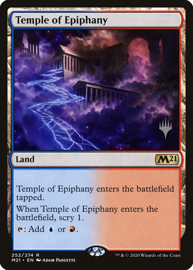 Temple of Epiphany (Promo Pack) [Core Set 2021 Promos] | Good Games Adelaide SA