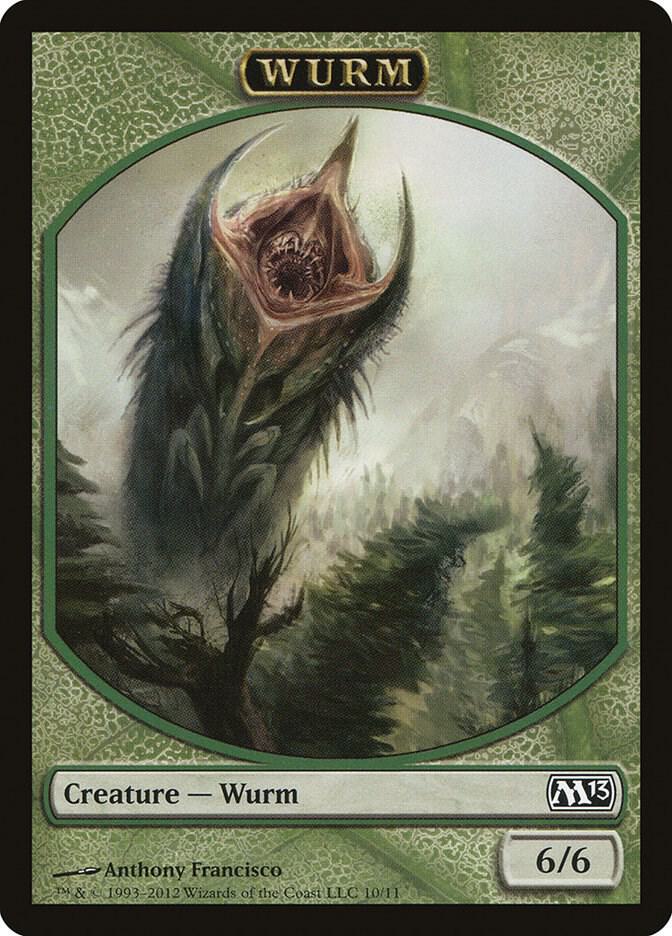 Wurm Token 10 (Magic 2013 (M13))  | Good Games Adelaide SA