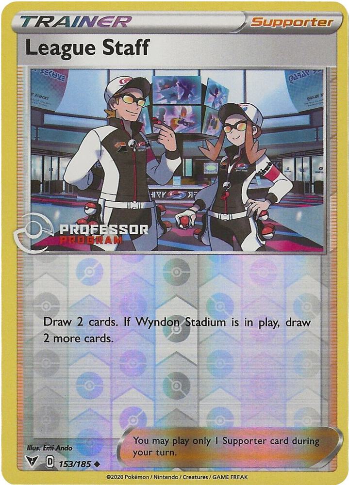League Staff 153/185 (Professor Program Promos)  - Reverse Holofoil | Good Games Adelaide SA