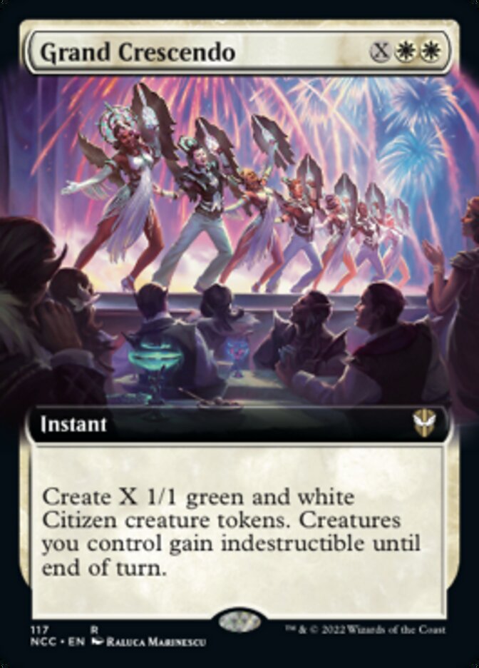 Grand Crescendo (Extended Art) [Streets of New Capenna Commander] | Good Games Adelaide SA