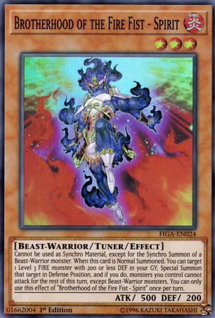 Brotherhood of the Fire Fist - Spirit [FIGA-EN024] Super Rare | Good Games Adelaide SA