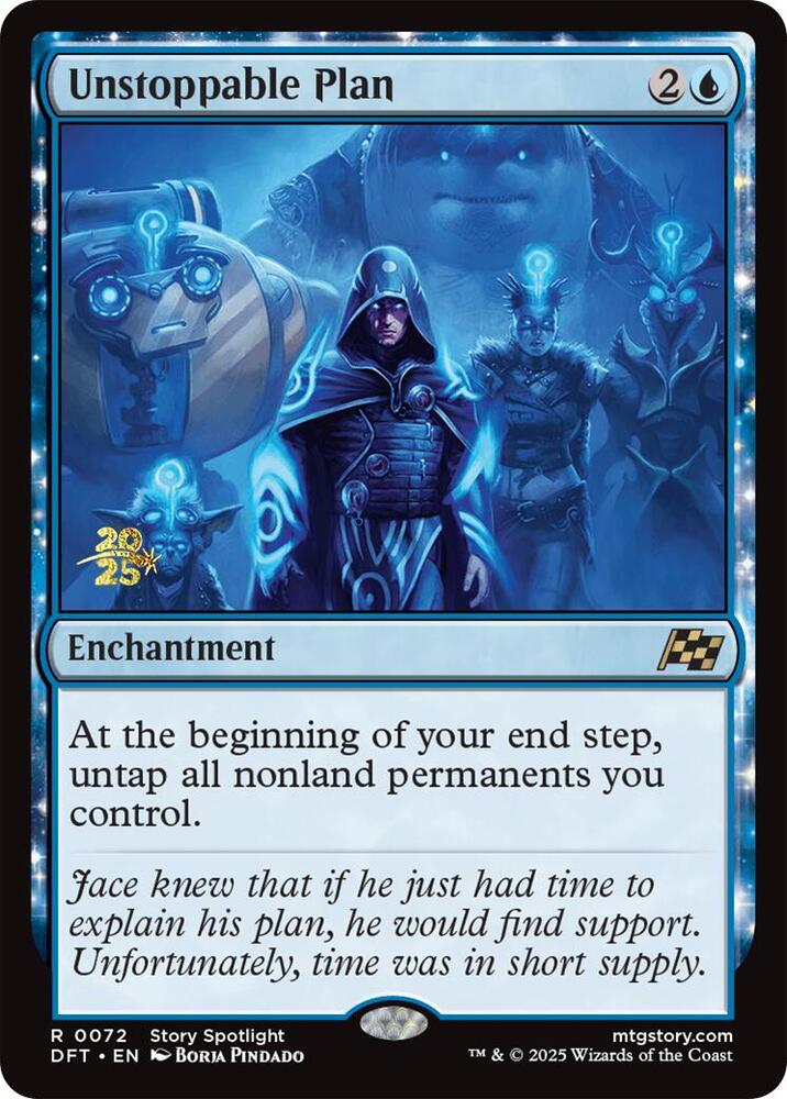 Unstoppable Plan 72 (Prerelease Cards)  - Foil | Good Games Adelaide SA