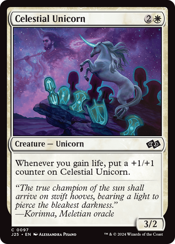 Celestial Unicorn [Foundations Jumpstart] | Good Games Adelaide SA
