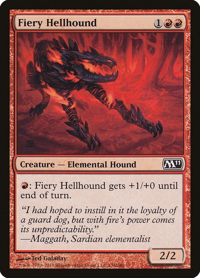 Fiery Hellhound 136 (Magic 2011 (M11))  | Good Games Adelaide SA
