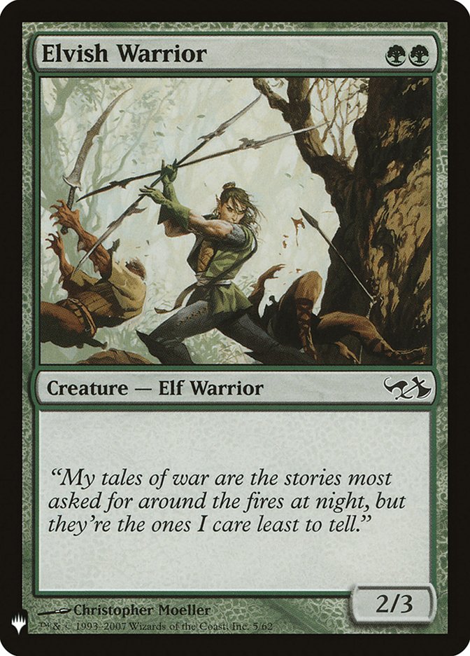 Elvish Warrior [Mystery Booster] | Good Games Adelaide SA