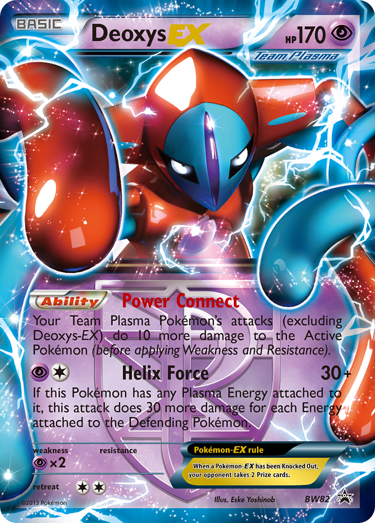 Deoxys EX (BW82) [Black & White: Black Star Promos] | Good Games Adelaide SA