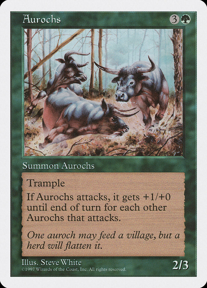 Aurochs [Fifth Edition] | Good Games Adelaide SA