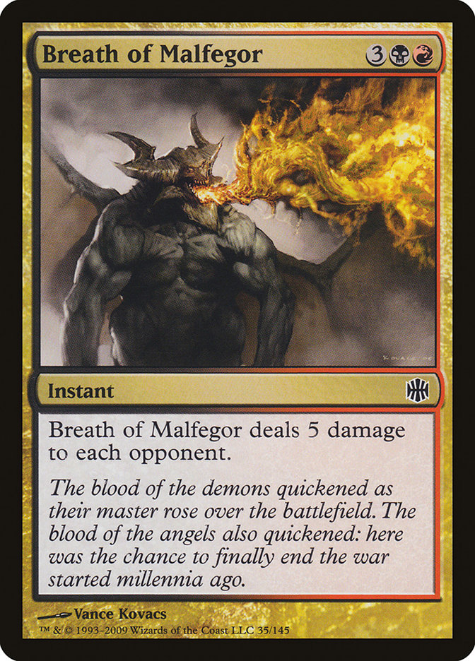 Breath of Malfegor [Alara Reborn] | Good Games Adelaide SA