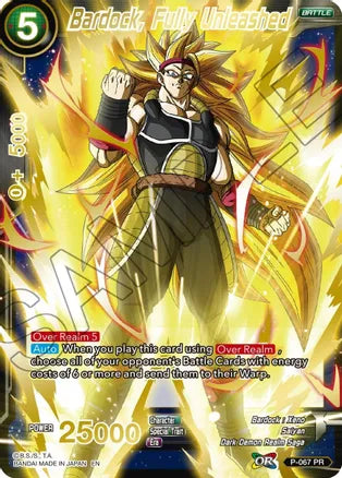 Bardock, Fully Unleashed (Gold Stamped) [P-067] | Good Games Adelaide SA