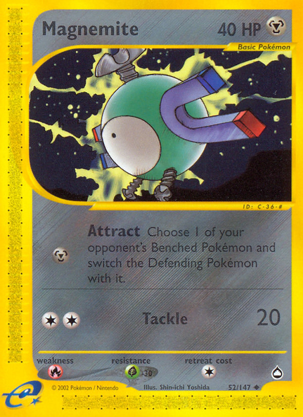 Magnemite (52/147) [Aquapolis] | Good Games Adelaide SA