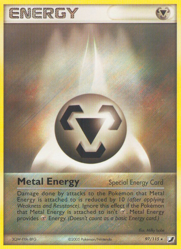 Metal Energy (97/115) [EX: Unseen Forces] | Good Games Adelaide SA