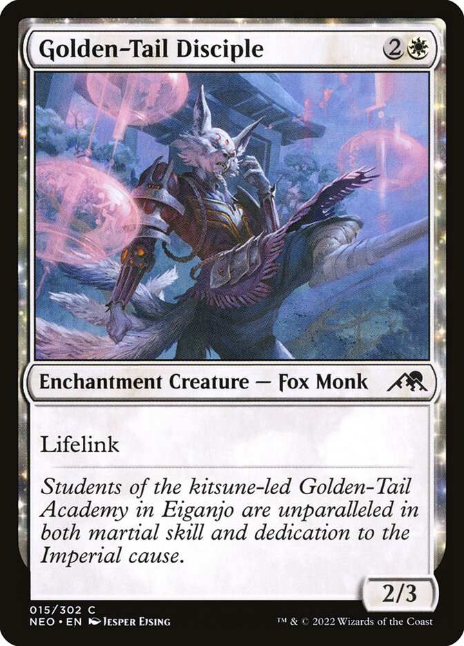 Golden-Tail Disciple 15 (Kamigawa: Neon Dynasty)  | Good Games Adelaide SA