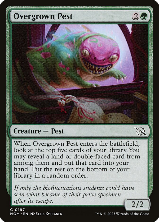 Overgrown Pest 197 (March of the Machine)  - Foil | Good Games Adelaide SA