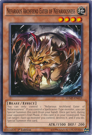 Nefarious Archfiend Eater of Nefariousness [SDMP-EN019] Common | Good Games Adelaide SA