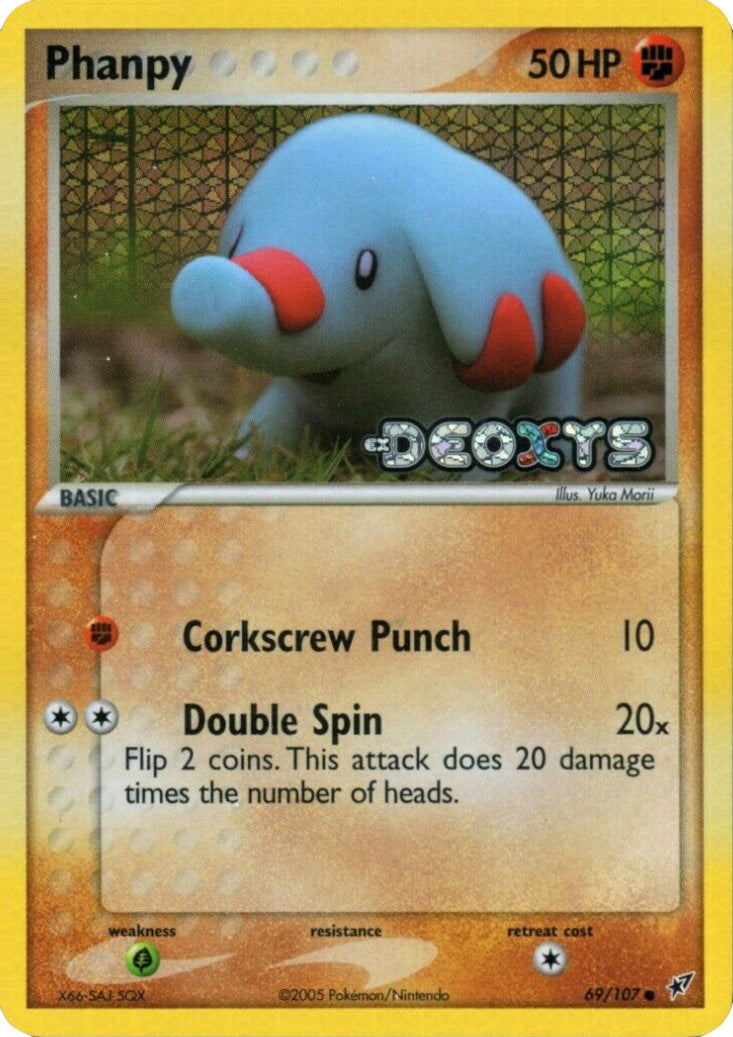 Phanpy (69/107) (Stamped) [EX: Deoxys] | Good Games Adelaide SA
