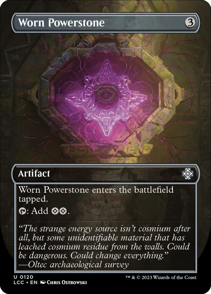 Worn Powerstone 120 (Commander: The Lost Caverns of Ixalan)  - Foil | Good Games Adelaide SA