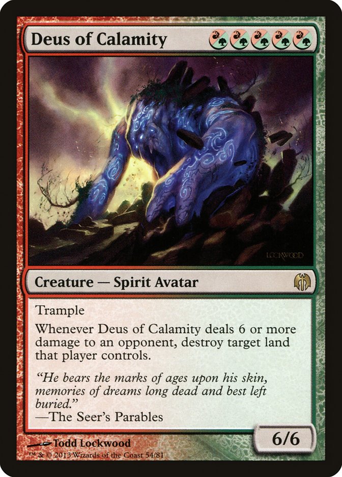 Deus of Calamity 54 (Duel Decks: Heroes vs. Monsters)  | Good Games Adelaide SA