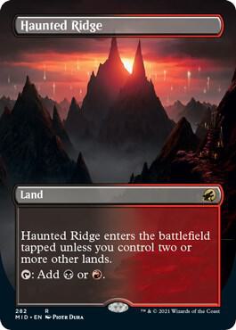 Haunted Ridge Borderless 282 (Innistrad: Midnight Hunt)  | Good Games Adelaide SA