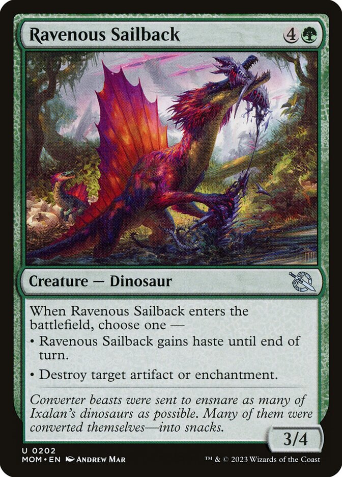 Ravenous Sailback 202 (March of the Machine)  - Foil | Good Games Adelaide SA