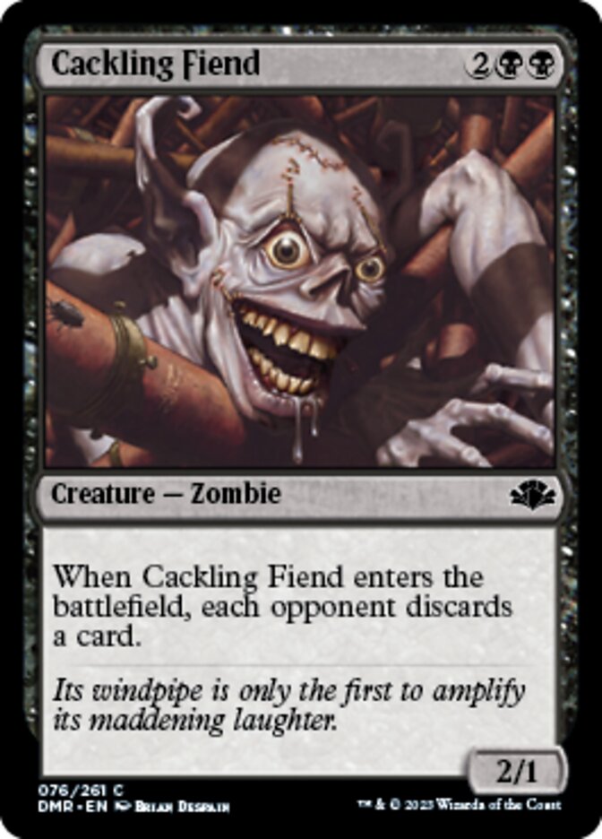 Cackling Fiend [Dominaria Remastered] | Good Games Adelaide SA