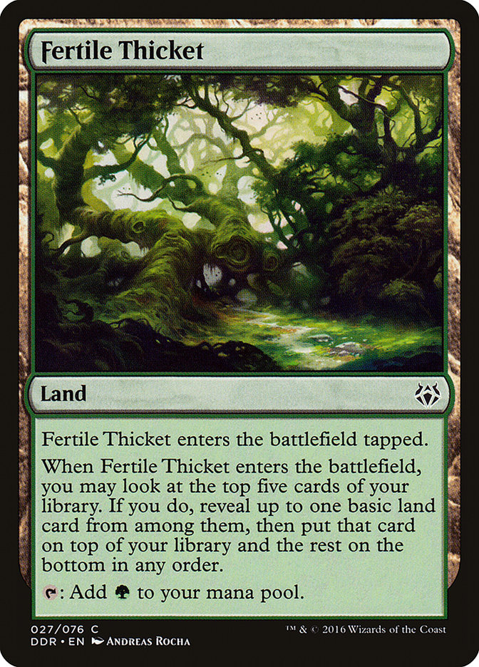 Fertile Thicket 27 (Duel Decks: Nissa vs. Ob Nixilis)  | Good Games Adelaide SA